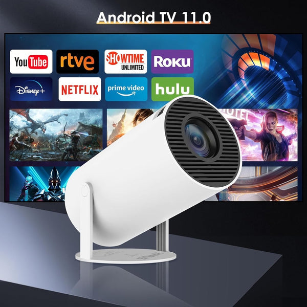 PROYECTOR HY300 Blitz Express- CON ANDROID TV WIFI + NETFLIX PREMIUM