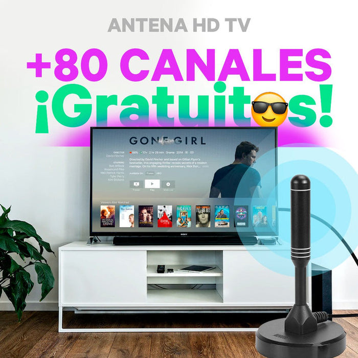 ANTENA HDTV 4K Para Todos Los Televisores +1200 CANALES