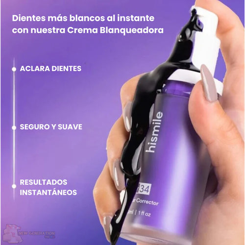 CREMA DENTAL BLANQUEADORA - PURPLE HISMILE V34